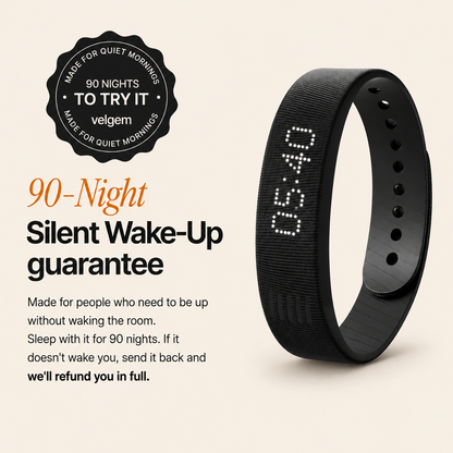 Wake Up Without Waking Them in 5 Seconds With WakeBand Pro