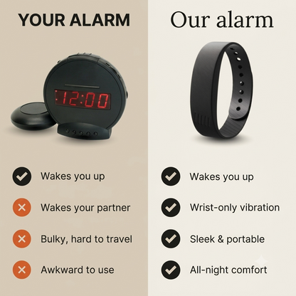 Wake Up Without Waking Them in 5 Seconds With WakeBand Pro