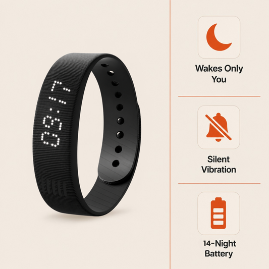 Wake Up Without Waking Them in 5 Seconds With WakeBand Pro